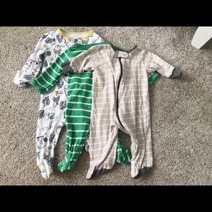 0-3M Footed pajama Bundle
